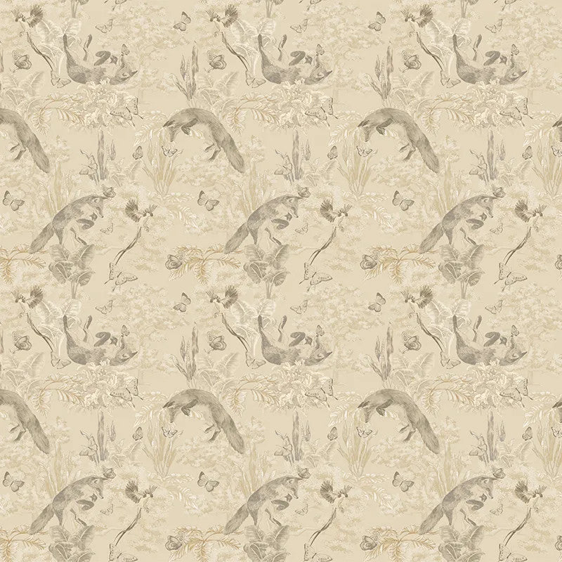 Fox And Fly Away Wallpaper