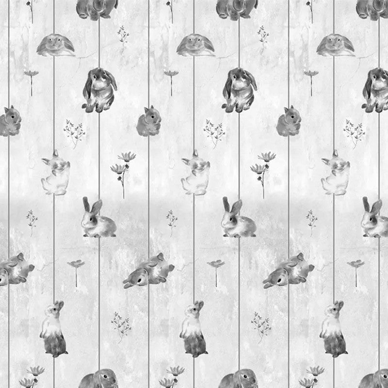 Gray bunnies Wallpaper