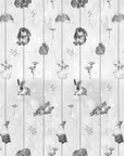 Gray bunnies Wallpaper