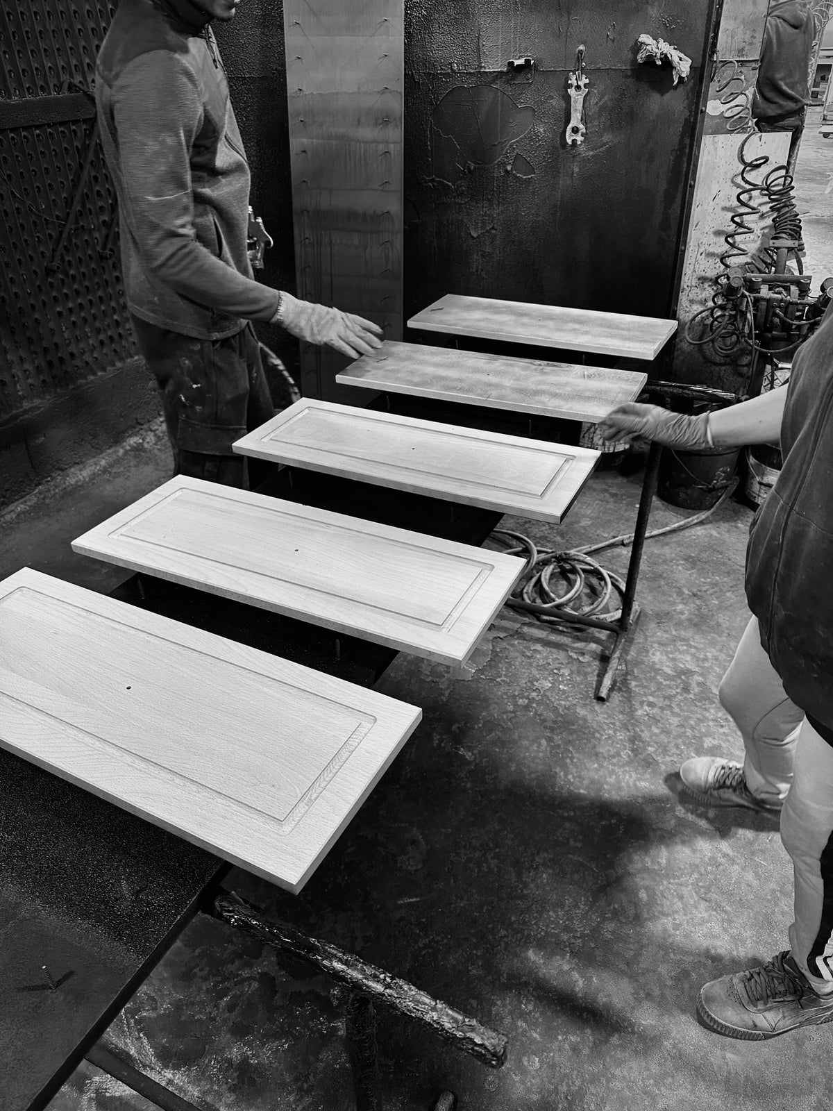Artisans at the factory