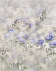 Indigo Carline Bouquet Field Wallpaper