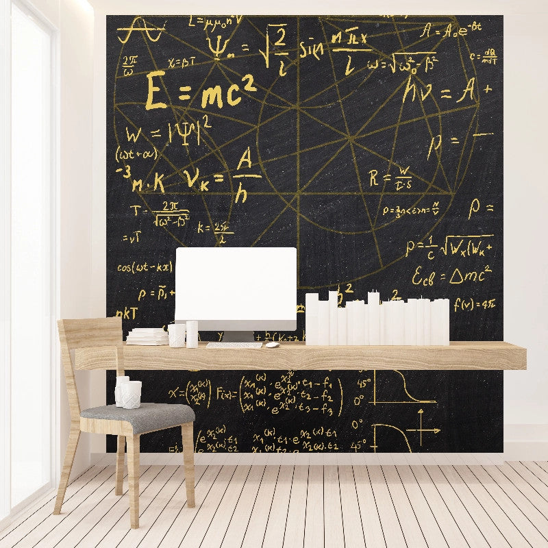 Infinite line gold Wallpaper