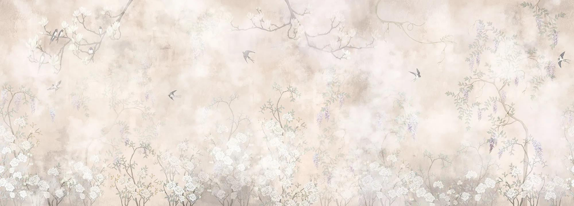 Magnolia Primrose Wallpaper