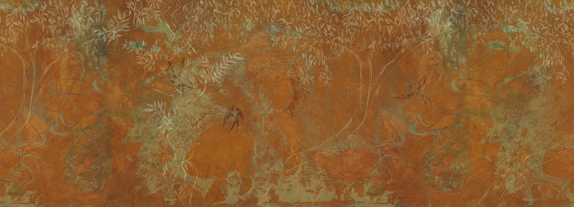 Coppery Aura Wallpaper