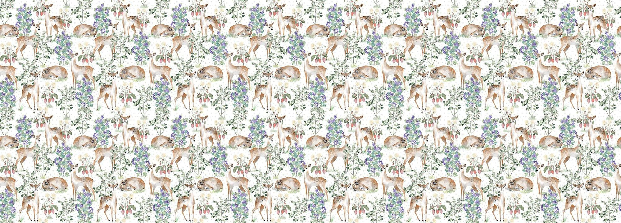 Anca's Fawn In White Wallpaper
