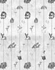 Gray bunnies Wallpaper