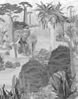 Wonderful Wilds Gray Wallpaper