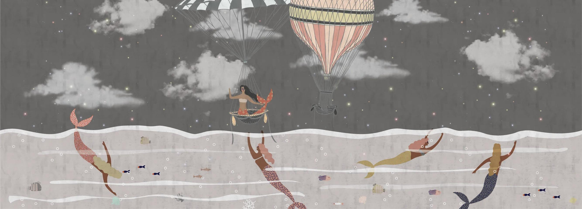 Can Mermaids Fly Wallpaper