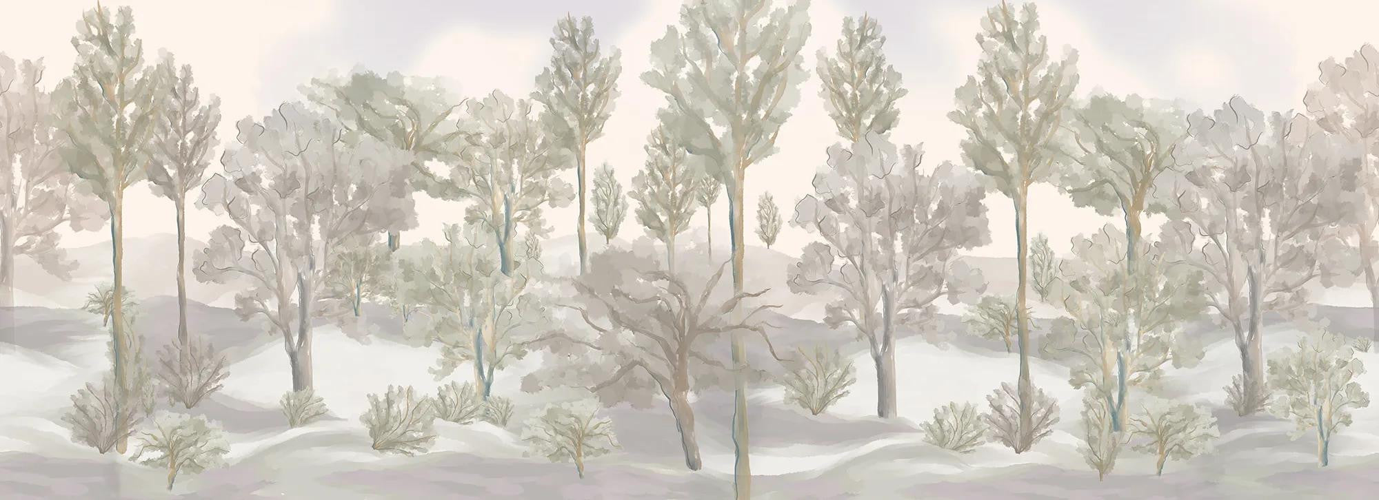 Foggy forest Wallpaper