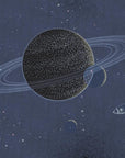 The Outer Space Blue Wallpaper