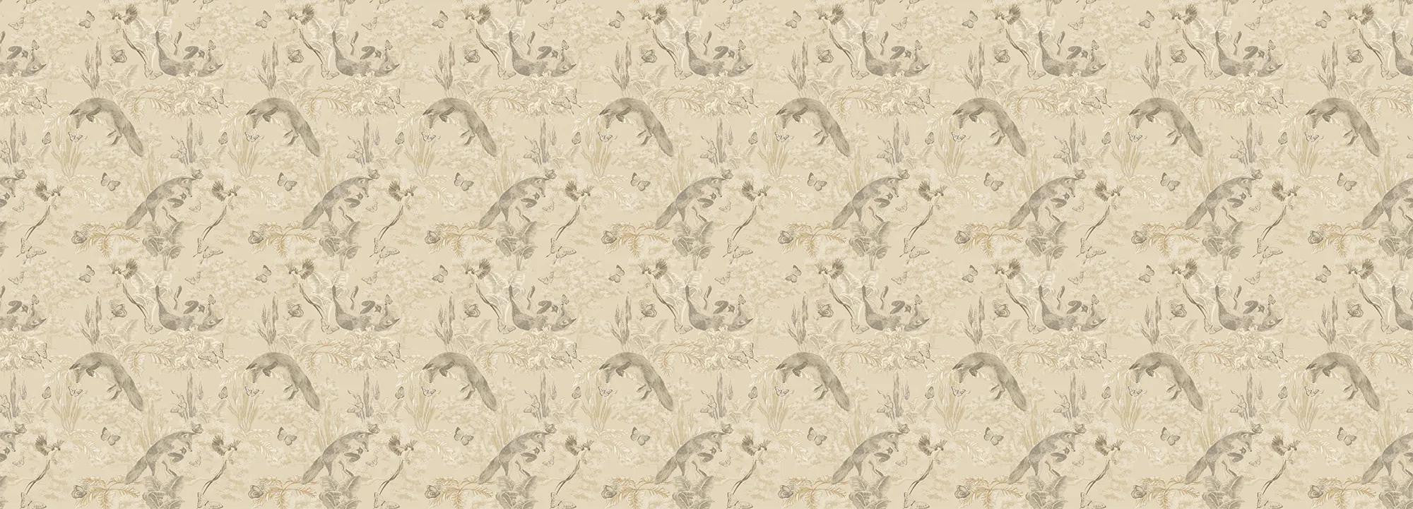 Fox And Fly Away Wallpaper