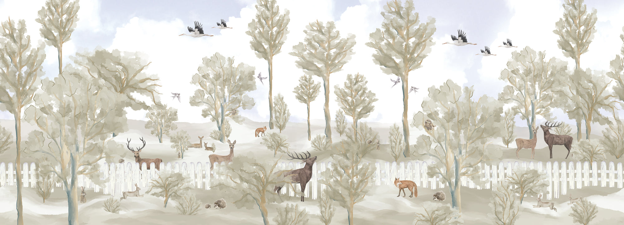 Fawn forest Wallpaper