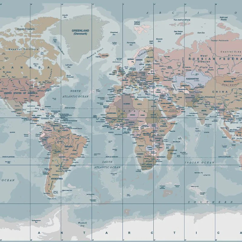 Political map Wallpaper