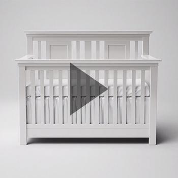 Antonio Convertible Crib / Open Back