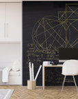 Square root gold Wallpaper
