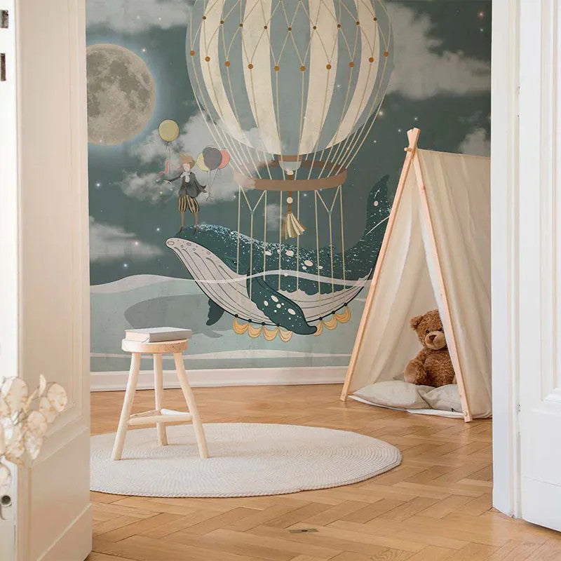 The Little Prince And The Whale Wallpaper