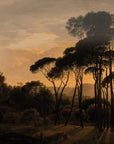 Umbrella Pines Dusk Wallpaper