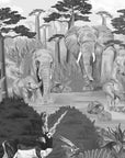 Wonderful Wilds Gray Wallpaper