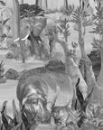 Wonderful Wilds Gray Wallpaper