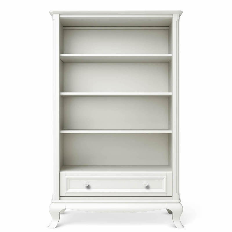 White Wood Bookcase Hardwood