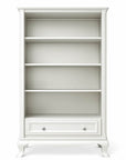 White Wood Bookcase Hardwood
