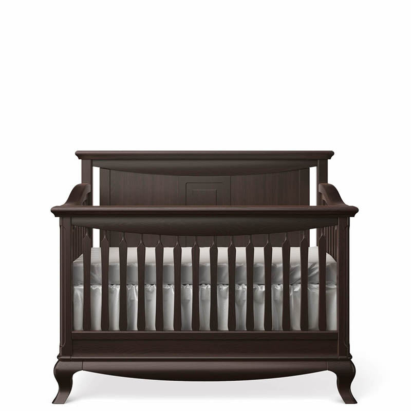 Beech Wood Crib 4 in 1 Solid Back