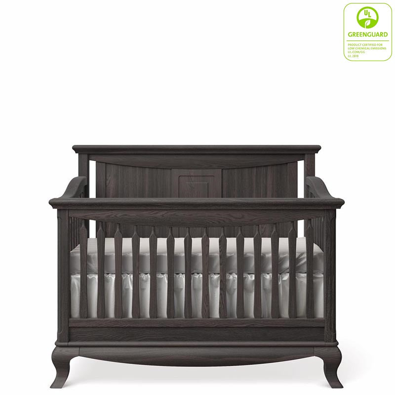 Solid Back Convertible Crib Luxury Baby Furniture