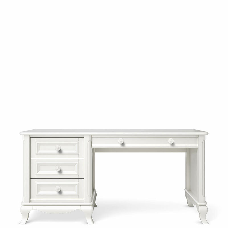 White Solid Wood Desk Made in Europe