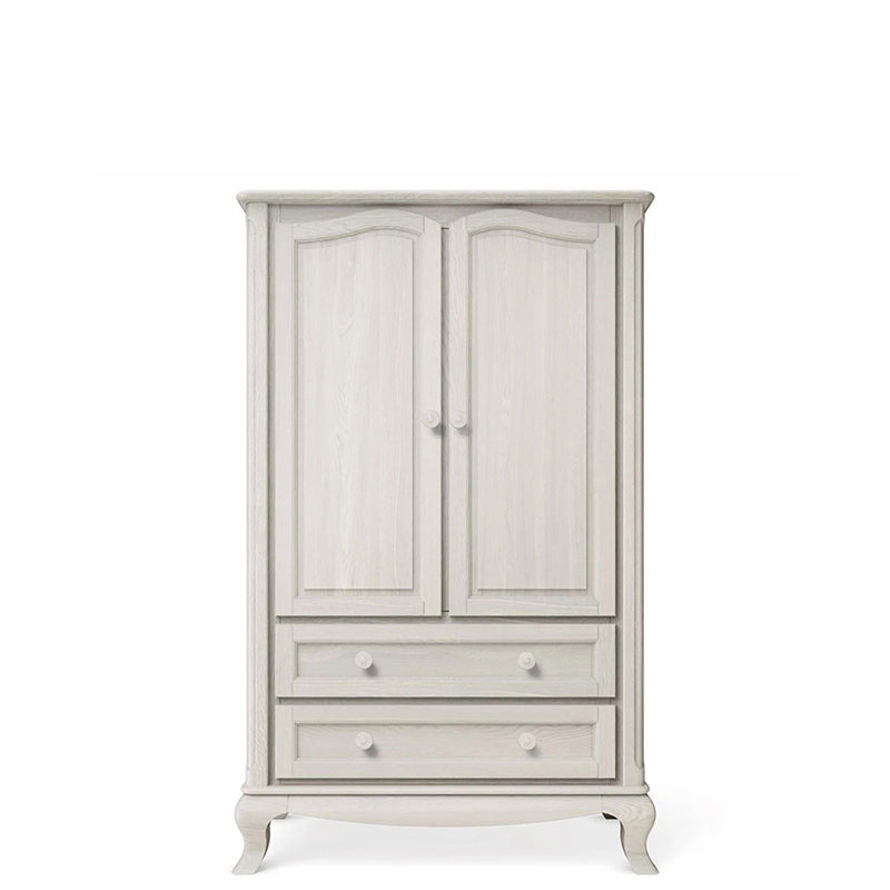 White Armoire Solid Wood