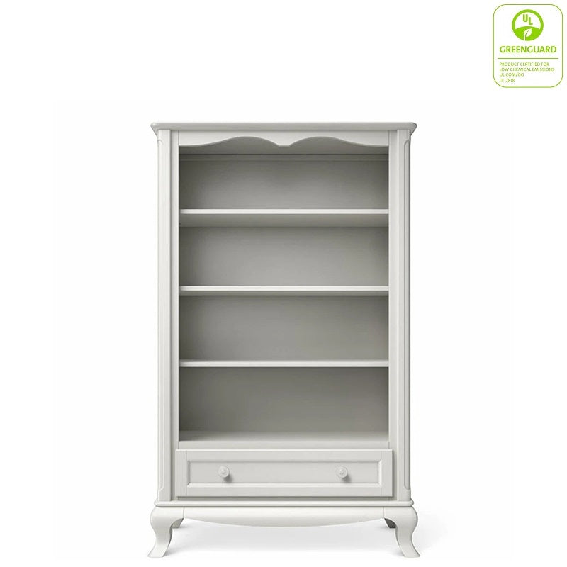 Solid Bookcase in Solid White Made in Europe