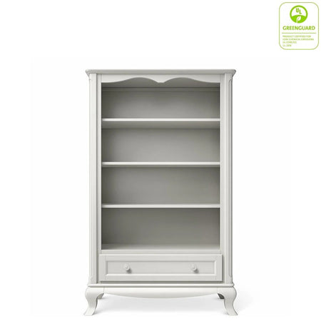 Greenguard Gold Certified - Solid Bookcase in Solid White Made in Europe