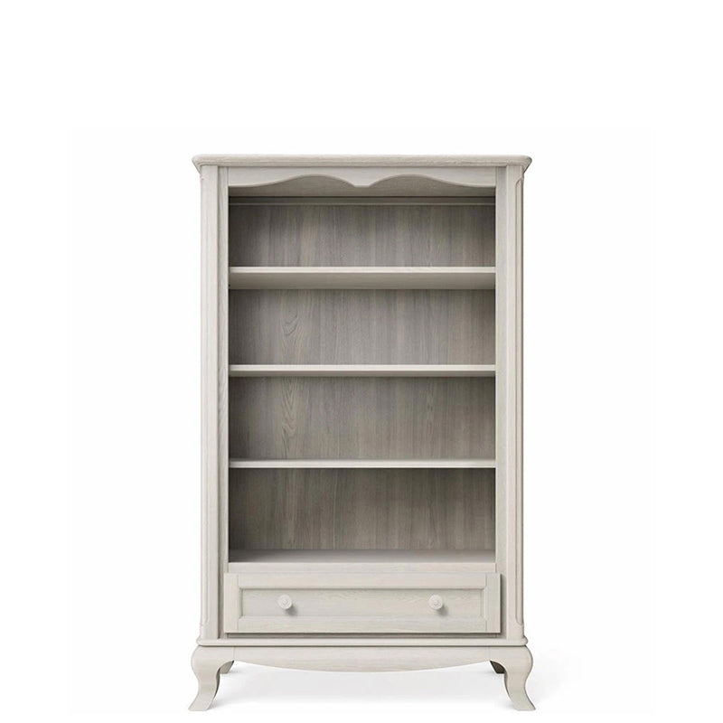 Washed White Bookcase Baby Safe