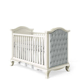 Classic Crib Tufted Grey Linen