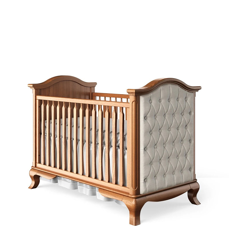 Classic Crib for a LifeTime Tufted Beige