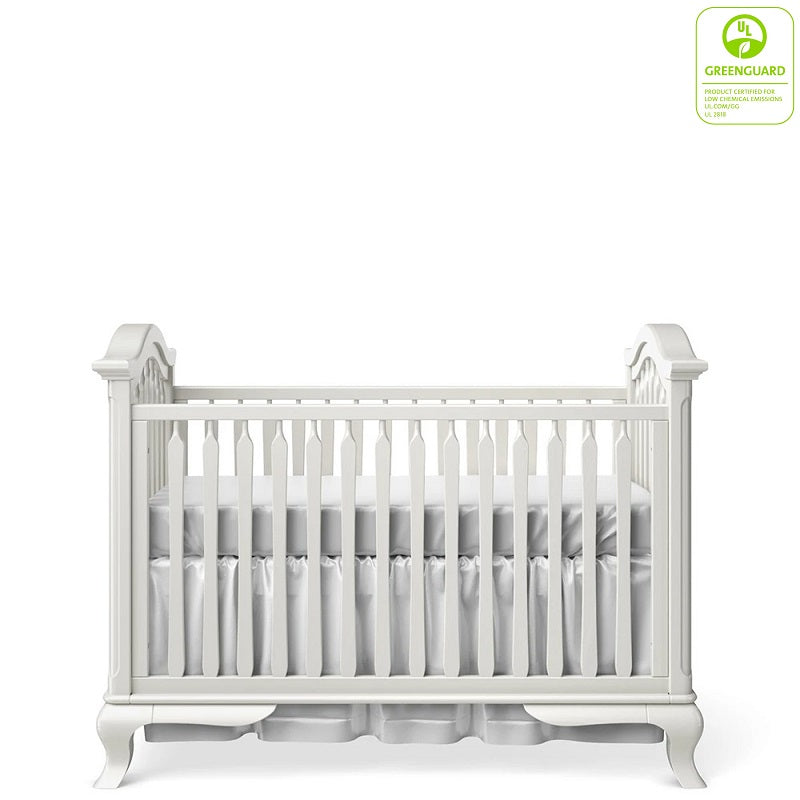 Classic Crib in Solid White from Solid Wood