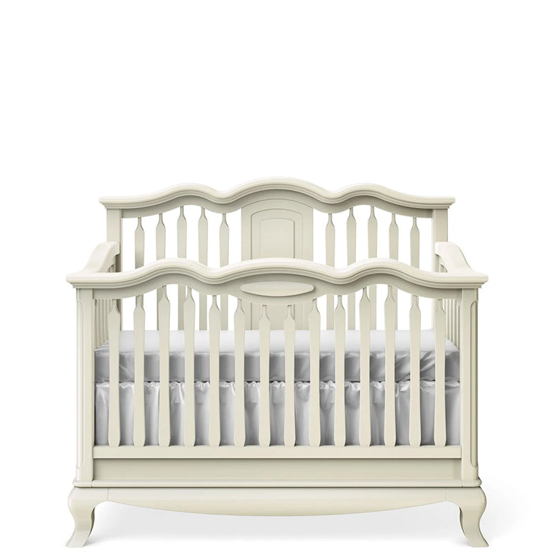 Bianco Satina Solid Wood Convertible Crib