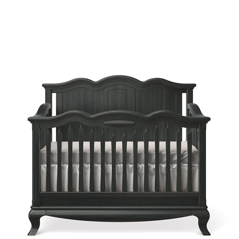 Convertible Crib Solid Back Espresso