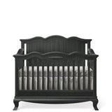 Convertible Crib Solid Back Espresso