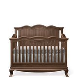 Solid Back Convertible Crib Wood Color