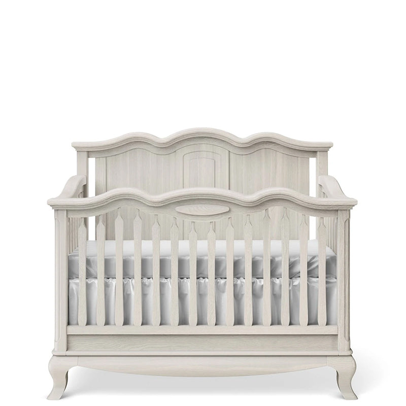 Convertible Crib Solid Back White