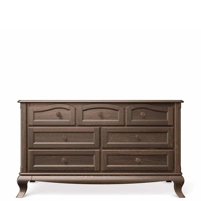 Solid Wood Double Dresser Non-Toxic Finish