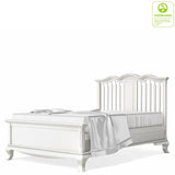 Solid White Full Bed Made From Solid Wood