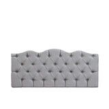 Grey Tufted Panel Non-Toxic Finish