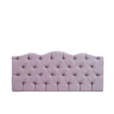 Pink Velvet Tufted Panel No Formaldehyde