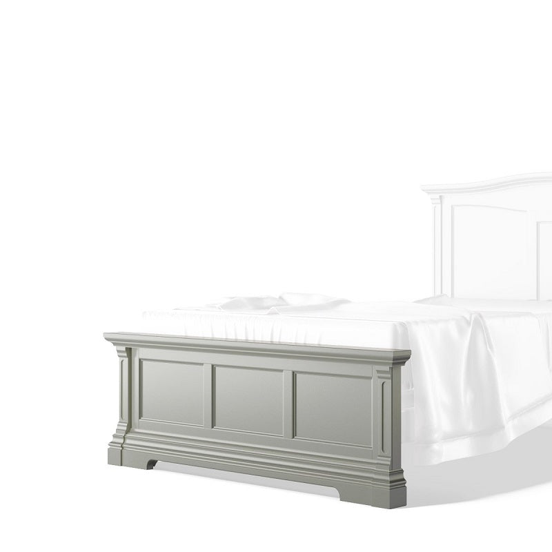 Solid Furniture Low Profile FootBoard For Bed