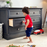 Natural Wood Double Dresser High Quality