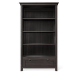 Oil Gray Bookcase Solid Wood Furniture Organic Finish