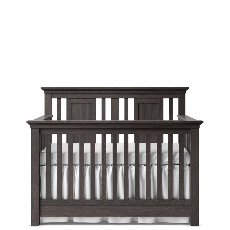 Convertible Crib GREENGUARD Gold Certified Solid Wood Open Back Crib