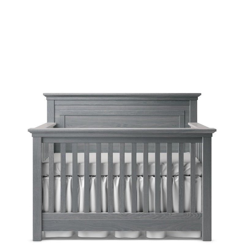 Karisma Convertible Crib Solid Back by Romina Furniture Baby Nursery