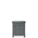 Small Nightstand in Washed Gray Solid Wood Baby Furniture